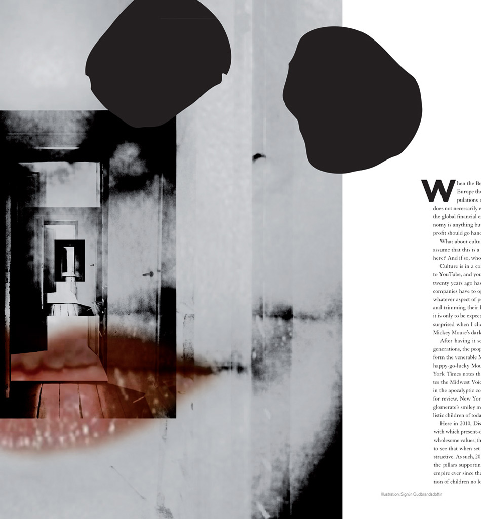 Magazine design for Scenario Magazine by Danish-Icelandic graphic designer Sigrun Gudbrandsdottir