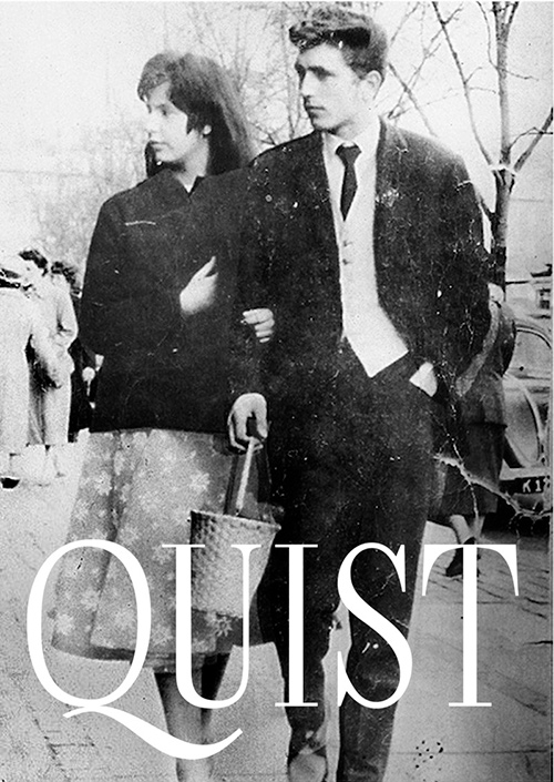 Logodesign for butik Quist Cph på Jægersborg Allé. 2002.